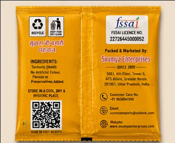 Turmeric Powder back